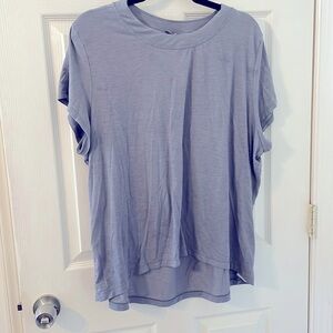 Athleta Blue With Ease Tee, Large